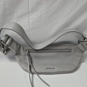 Rebecca Minkoff Bree Leather Belt Bag Grey